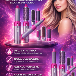 Styler de Aire Caliente 5 en 1